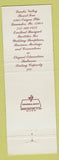 Matchbook Cover - Landis Valley Resort Inn Lancaster PA