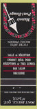 Matchbook Cover - Manoir Point Rouge QC