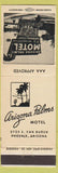 Matchbook Cover - Arizona Palms Motel Phoenix AZ WORN