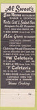 Matchbook Cover - San Remo Restaurant Griffith IN