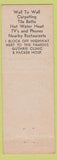 Matchbook Cover - Sayre Motel PA