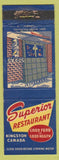 Matchbook Cover - Superior Restaurant Kingston ON WEAR