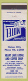 Matchbook Cover - Heart Lake Lodge Coffee Shop Loughman FL