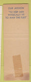 Matchbook Cover - National Naval Medical Center Bethesda? MD