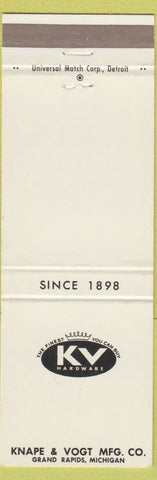 Matchbook Cover - Knape and Vogt Manufacturing Grand Rapids MI