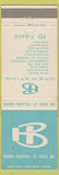Matchbook Cover - Barnes Hospital ST Louis MO