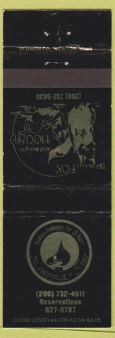 Matchbook Cover - Fox and Hound Visalia CA