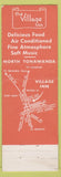 Matchbook Cover - Saddle Room Village Inn North Tonawanda NY