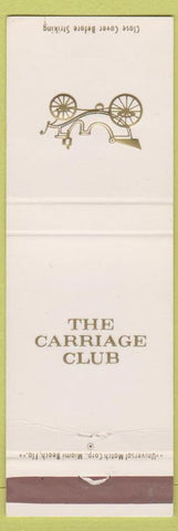 Matchbook Cover - Carriage Club