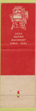 Matchbook Cover - Louis Freeman Company Cincinnati OH Shoe Making Machinery
