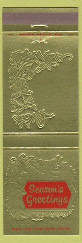 Matchbook Cover - Farmers and Merchants Bank NO TOWN Christmas