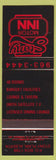 Matchbook Cover - Stony Motor Inn Stoney Plain AB