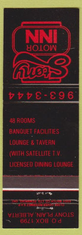 Matchbook Cover - Stony Motor Inn Stoney Plain AB