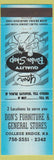 Matchbook Cover - Don's Furniture College Bridge NB