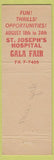 Matchbook Cover - Gala Fair St Josephs Hospital  New York City