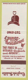 Matchbook Cover - English Saddle Restaurant Lounge Warren MI