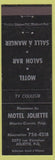 Matchbook Cover - Motel Joliette QC