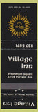 Matchbook Cover - Village Inn Winnipeg MB WEAR