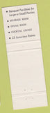Matchbook Cover - Village Inn Winnipeg MB WEAR