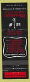 Matchbook Cover - Westminster Motor Hotel Winnipeg MB