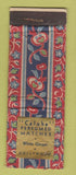 Matchbook Cover - Caloha Perfumed Matches White Ginger Hollywood CA WORN