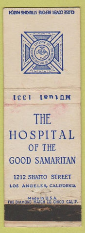 Matchbook Cover - Hospital of Good Samaritan Los Angeles CA WEAR
