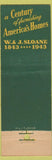Matchbook Cover - W J Sloane 1943 Furniture WEAR