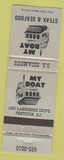 Matchbook Cover - My Boat Steak House Penticton BC