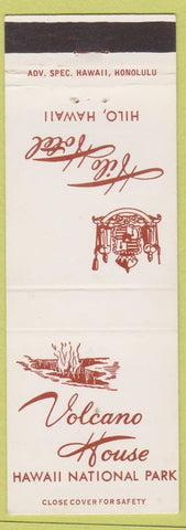 Matchbook Cover - Hilto Hotel Hawaii Volcano House