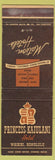 Matchbook Cover - Princess Kaiulani Hotel Waikiki Hawaii