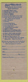 Matchbook Cover - Shair Waterbeds Honolulu Hawaii