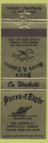 Matchbook Cover - Pieces of Eights Seafood Restaurant Honolulu Hawaii