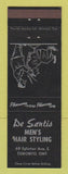 Matchbook Cover - De Santis Men's Hair Barber Toronto ON