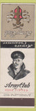 Matchbook Cover - Army Club Cigars Australia