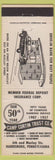 Matchbook Cover - Camp Curtin Trust Company Harrisburg PA 1957