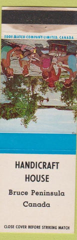 Matchbook Cover - Handicraft House Bruce Peninsula ON
