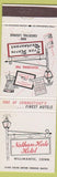 Matchbook Cover - Nathan Hale Hotel Willimantic CT