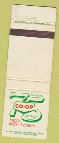 Matchbook Cover - COOP Agriculture 1989 Canada WORN