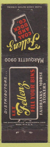 Matchbook Cover - Fellenz Coal Dock Company WEAR
