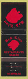 Matchbook Cover - Red Lion Restaurant Waikiki Hawaii WEAR