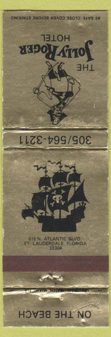 Matchbook Cover - Jolly Roger Hotel Fort Lauderdale FL WEAR