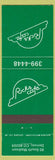 Matchbook Cover - Ricks Cafe Denver Colorado
