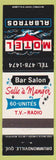 Matchbook Cover - Motel Albatros Drummondville QC