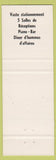 Matchbook Cover - Motel Albatros Drummondville QC