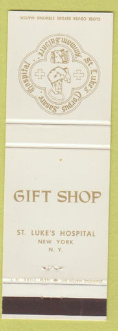 Matchbook Cover - St Luke's Hospital Gift Shop New York City
