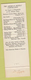 Matchbook Cover - Yorktowne Hotel York PA WEAR