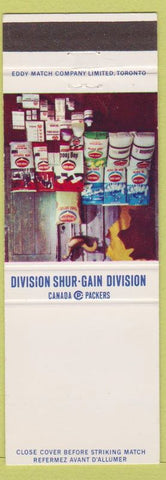 Matchbook Cover - Shur Gain Feed Division Canada Packers