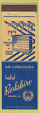 Matchbook Cover - Hotel Berkshire Reading PA