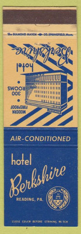 Matchbook Cover - Hotel Berkshire Reading PA