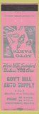 Matchbook Cover - Govt Hill Auto Supply Anchorage AK Alaska pink